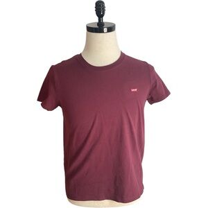 Levi’s All-Day Soft T-Shirt Burgundy Maroon